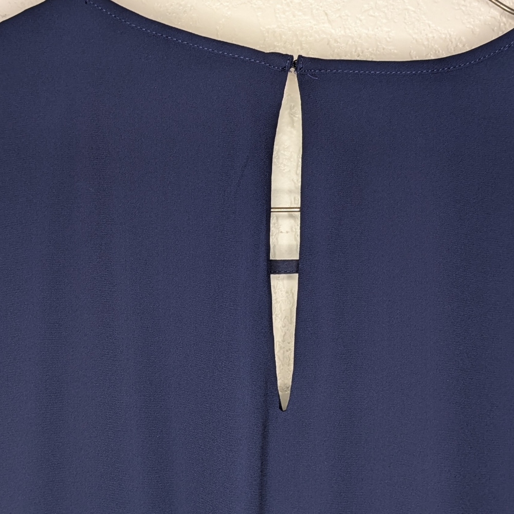 Express Navy Long Sleeve Dress - Picture 9 of 9